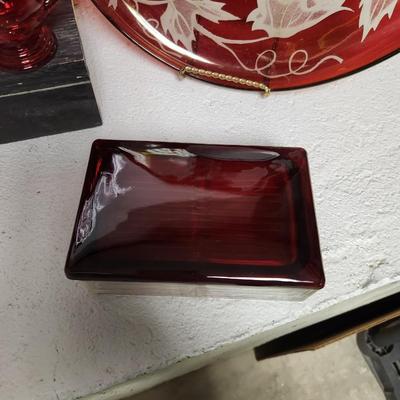 Red glass lot #1