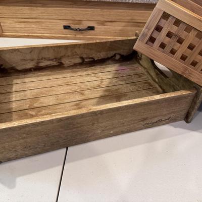 Wood Storage Tray/Container