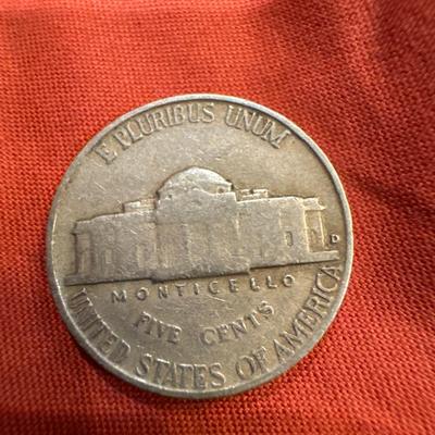 1940 JEFFERSON U S NICKEL