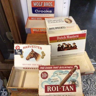 Cigar Boxes Lot