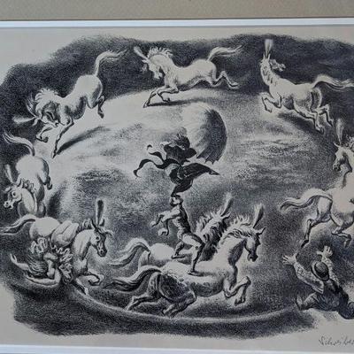 Georges Schreiber "Circular Motion"  23 x 19.5  $700