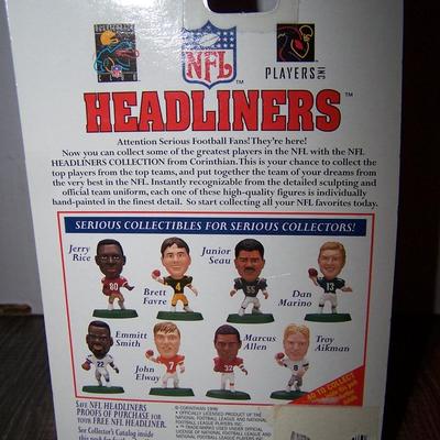 LOT 124 NEW IN PACKAGE HEADLINERS JOHN ELWAY BRONCOS