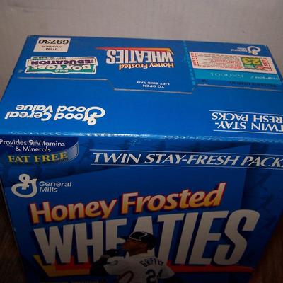 LOT 136 KEN GRIFFEY JR WHEATIES BOX