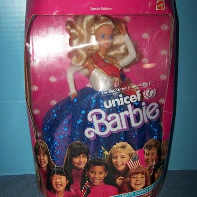 LOT 143 NEW IN BOX UNICEF BARBIE