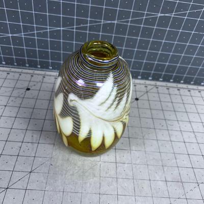 Hand Blown ART Glass Vase 
