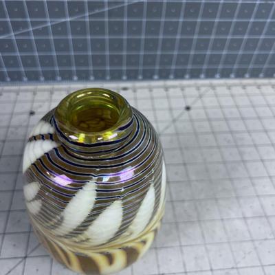 Hand Blown ART Glass Vase 