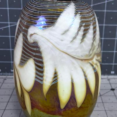 Hand Blown ART Glass Vase 
