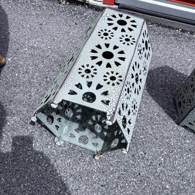 2 Hexagon Metal Stands 