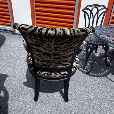 Pair of Tiger Chairs by Hooker Called Dominic Arm Chair