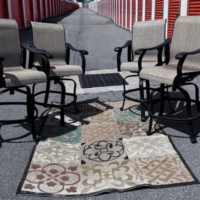 4 BISTRO OUTDOOR Chairs 