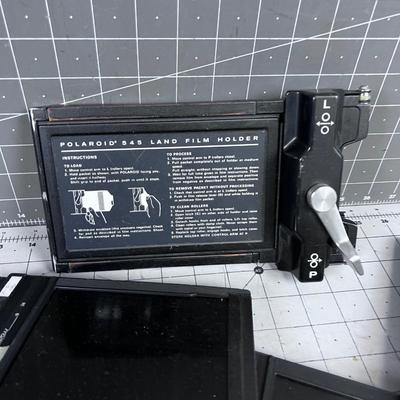 Polaroid 545 Land Film Holder, Lot