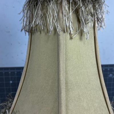 LAMP with Shade Plus Fringe 