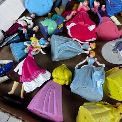 All the Disney Princesses and Such Toys