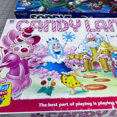 3 Board Games; Including Sorry the Disney version, plus others