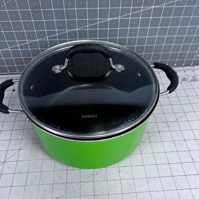 Cuisinart GREEN Stock Pot with Lid, Teflon coated