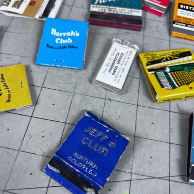 Matchbooks, Reno, Las Vegas and Utah