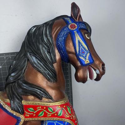 Little Fiberglass Carousel Horse