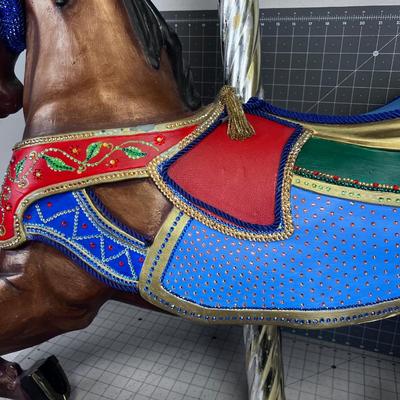 Little Fiberglass Carousel Horse