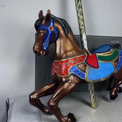 Little Fiberglass Carousel Horse