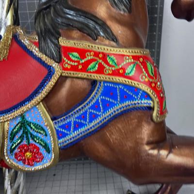 Little Fiberglass Carousel Horse