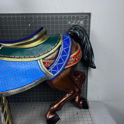 Little Fiberglass Carousel Horse