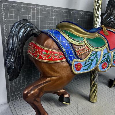 Little Fiberglass Carousel Horse