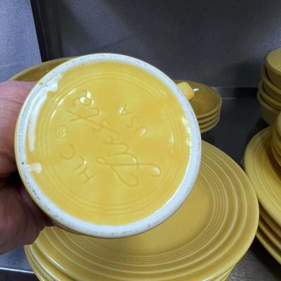 Yellow FIESTA Dinner Ware Set, 
