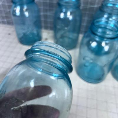 Blue Ball Perfect MASON Jars (7) 