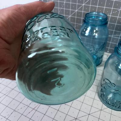 Blue Ball Perfect MASON Jars (7) 