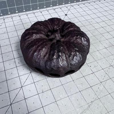 Cast Iron Incense Burner Pumpkin Shape