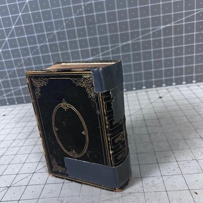 Holy Bible Dated 1868 Leather Bound 