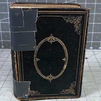 Holy Bible Dated 1868 Leather Bound 