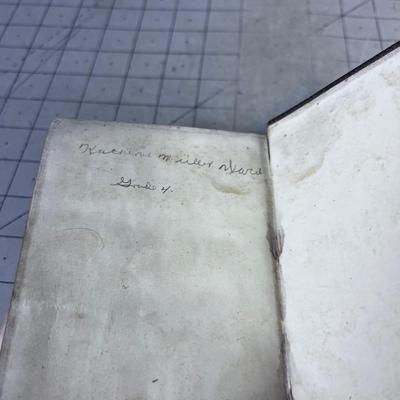 Holy Bible Dated 1868 Leather Bound 