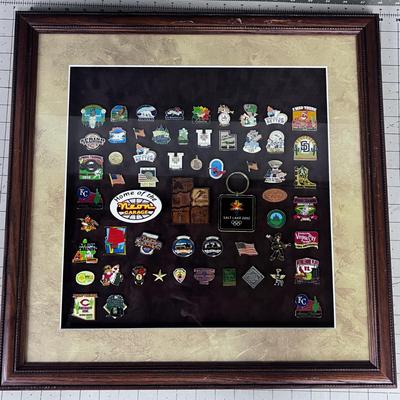 PIN COLLECTION, FRAMED