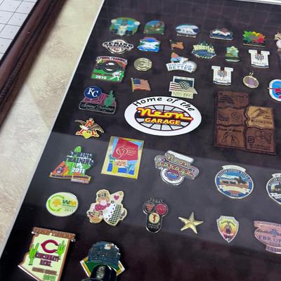 PIN COLLECTION, FRAMED