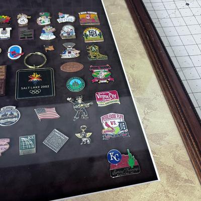 PIN COLLECTION, FRAMED