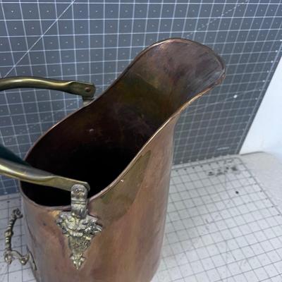 WOW!!! Copper Ash Bucket with a BRASS Lighter 