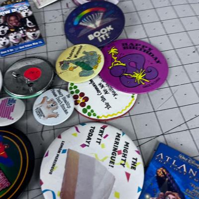 Giant Lot of Button Badges 
