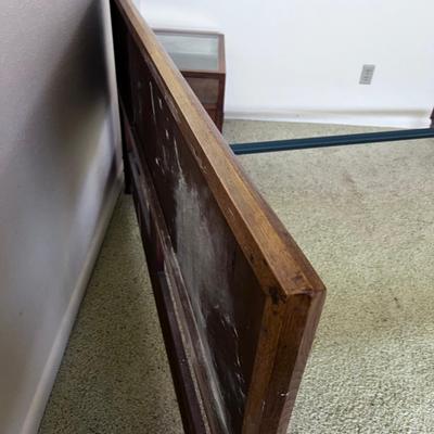 Mid-Century Walnut Headboard Queen/Full 