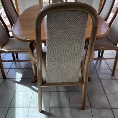 Dryland Table w/6 Boltinge Dining chairs Danish Modern 