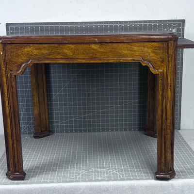 Drexel Heritage Walnut Burl End Table With Tray