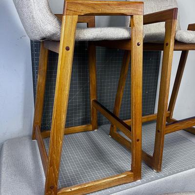 3 Teak Stools Made in DENMARK 