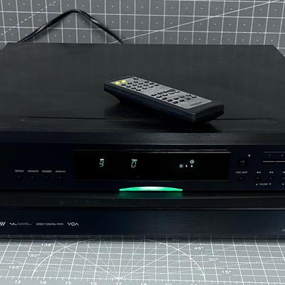 ONKYO Compact Disc Changer With Remote (6) Disc Changer