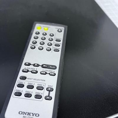 ONKYO Compact Disc Changer With Remote (6) Disc Changer