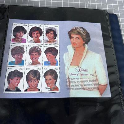Princess Diana Collection of POSTAGE STAMPS 