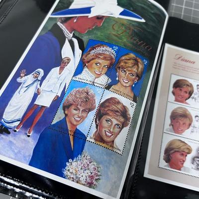 Princess Diana Collection of POSTAGE STAMPS 