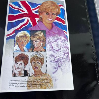 Princess Diana Collection of POSTAGE STAMPS 