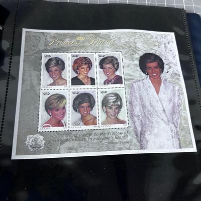 Princess Diana Collection of POSTAGE STAMPS 