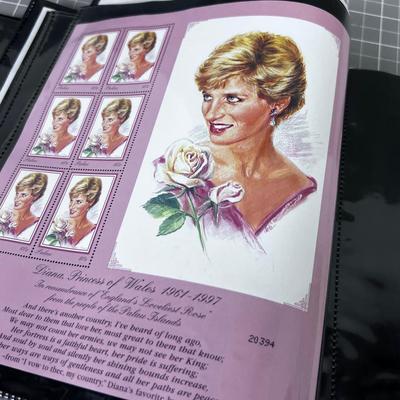 Princess Diana Collection of POSTAGE STAMPS 
