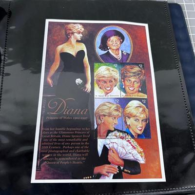 Princess Diana Collection of POSTAGE STAMPS 